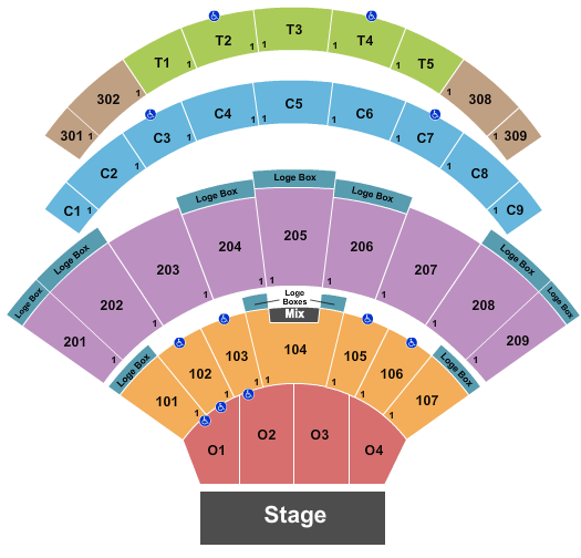 Daily's Place Amphitheater Rod Stewart Seating Chart